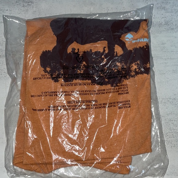 NWT MENS Orange GOHUNT Bugle Call Pumpkin Spice T Shirt - Picture 5 of 6